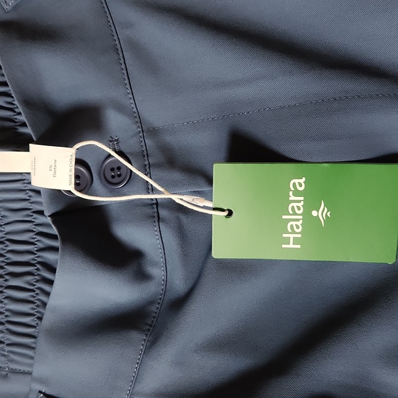 NWT Halara Flex High Waisted Side Pocket Wide Leg Pants Sz XL Regular Blue - Picture 9 of 14